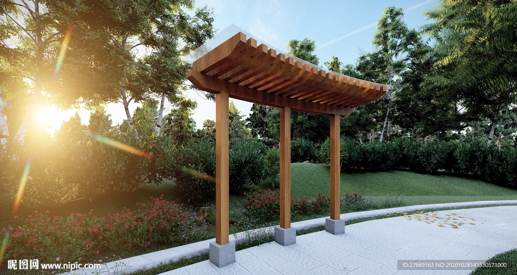 亭子（3d和平面文件）
