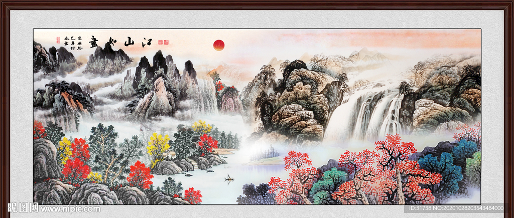 山水画 水墨山水画 意境山水画