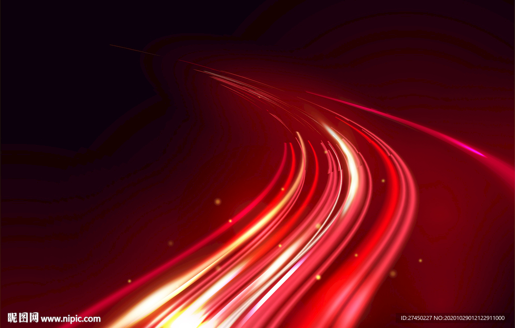 红色光线背景