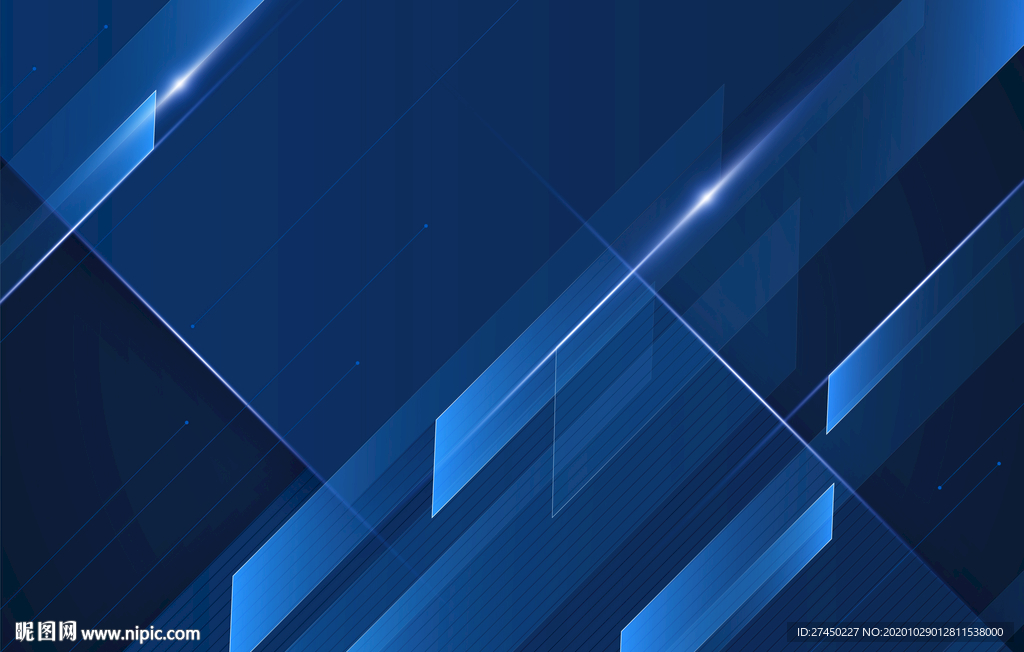 蓝色几何背景