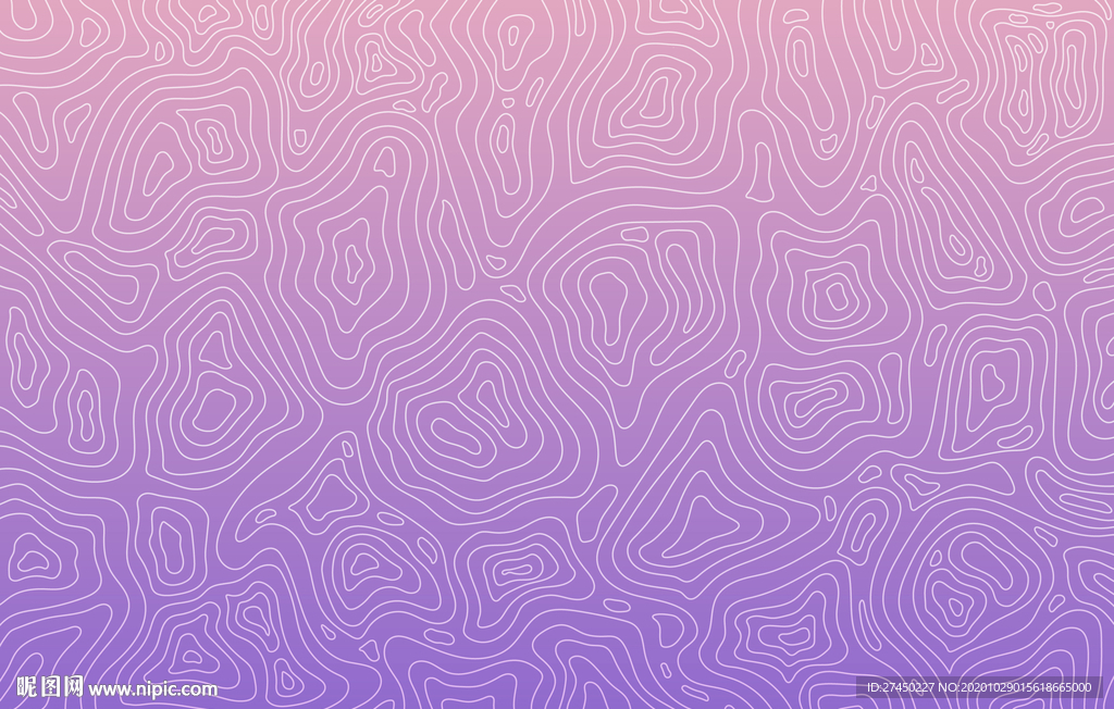 紫色抽象曲线背景