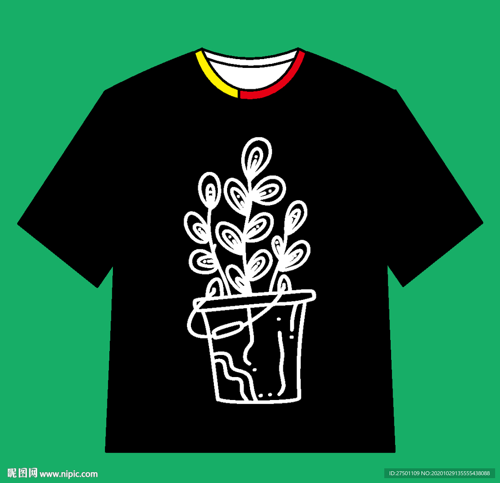 可爱植物Ｔ恤衫