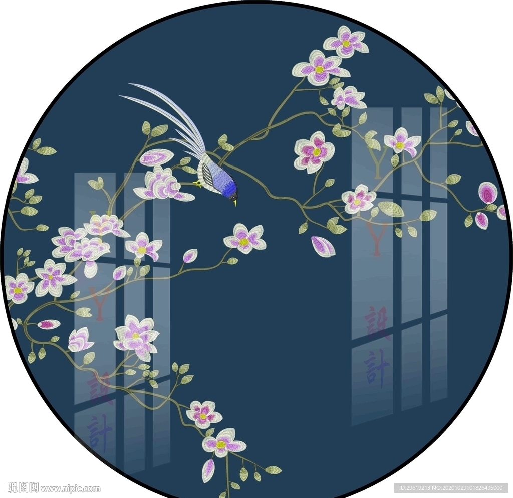 新中式花鸟装饰画