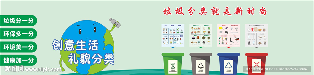 垃圾分类文化墙
