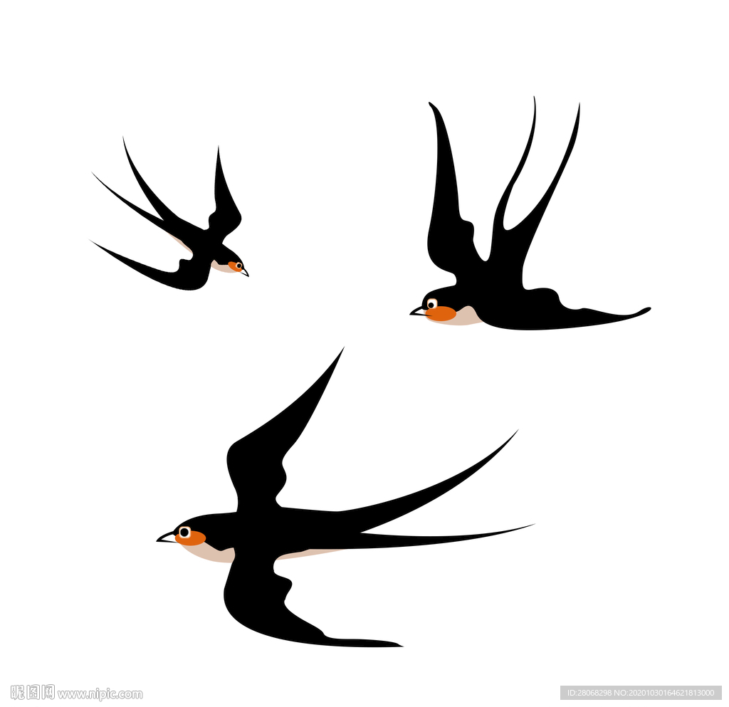 飞翔燕子简笔画的画法（围巾简笔画图片大全） - 有点网 - 好手艺