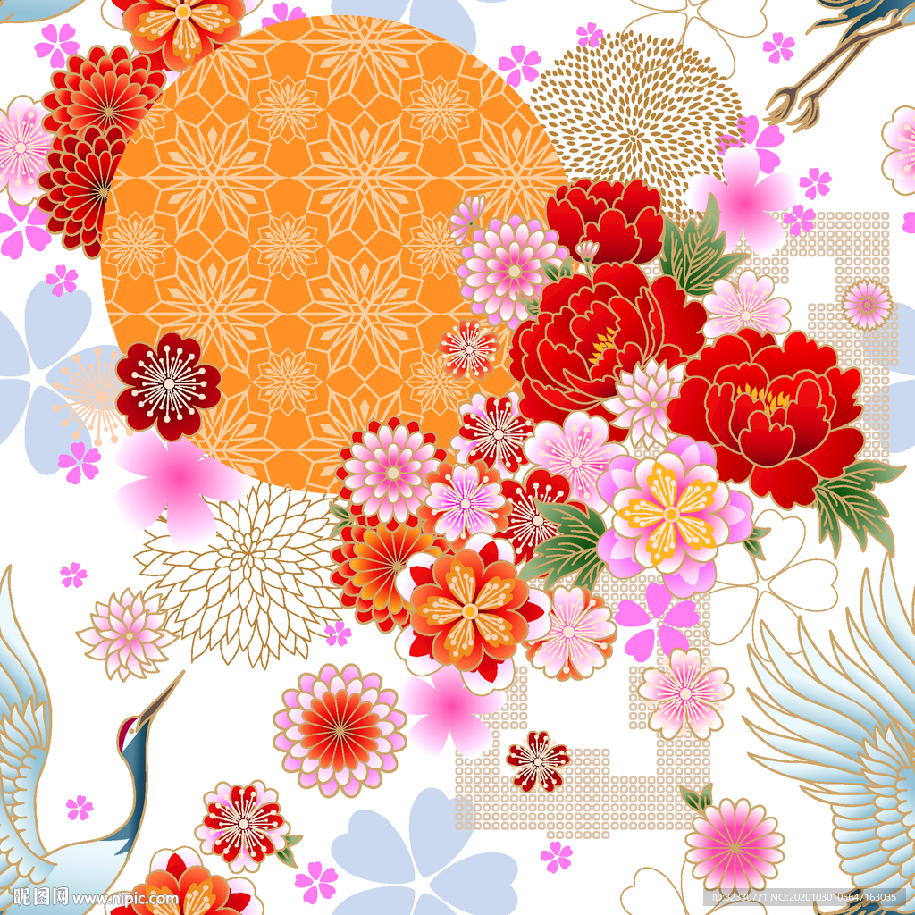 手绘花