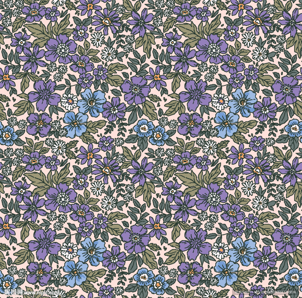 手绘花  小碎花