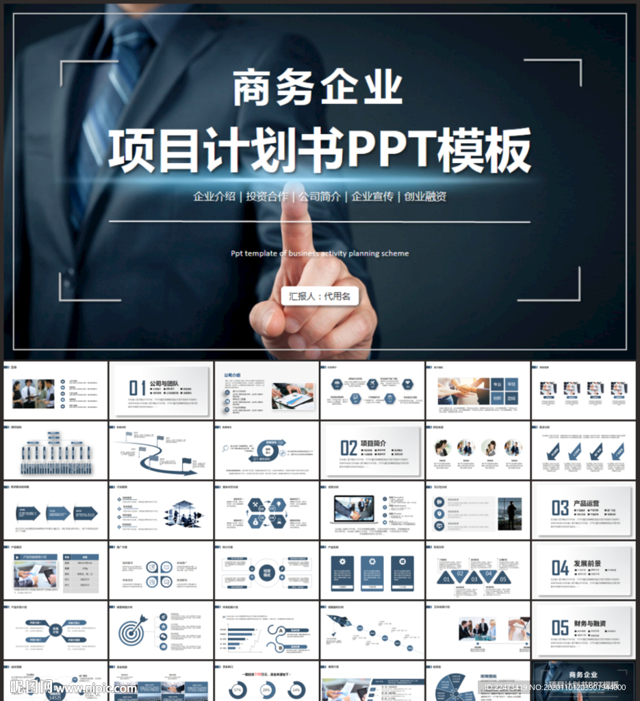 商业项目计划书PPT