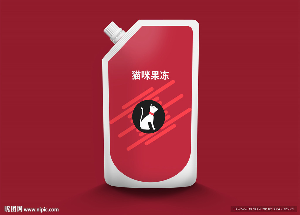 品牌logo果汁袋样机