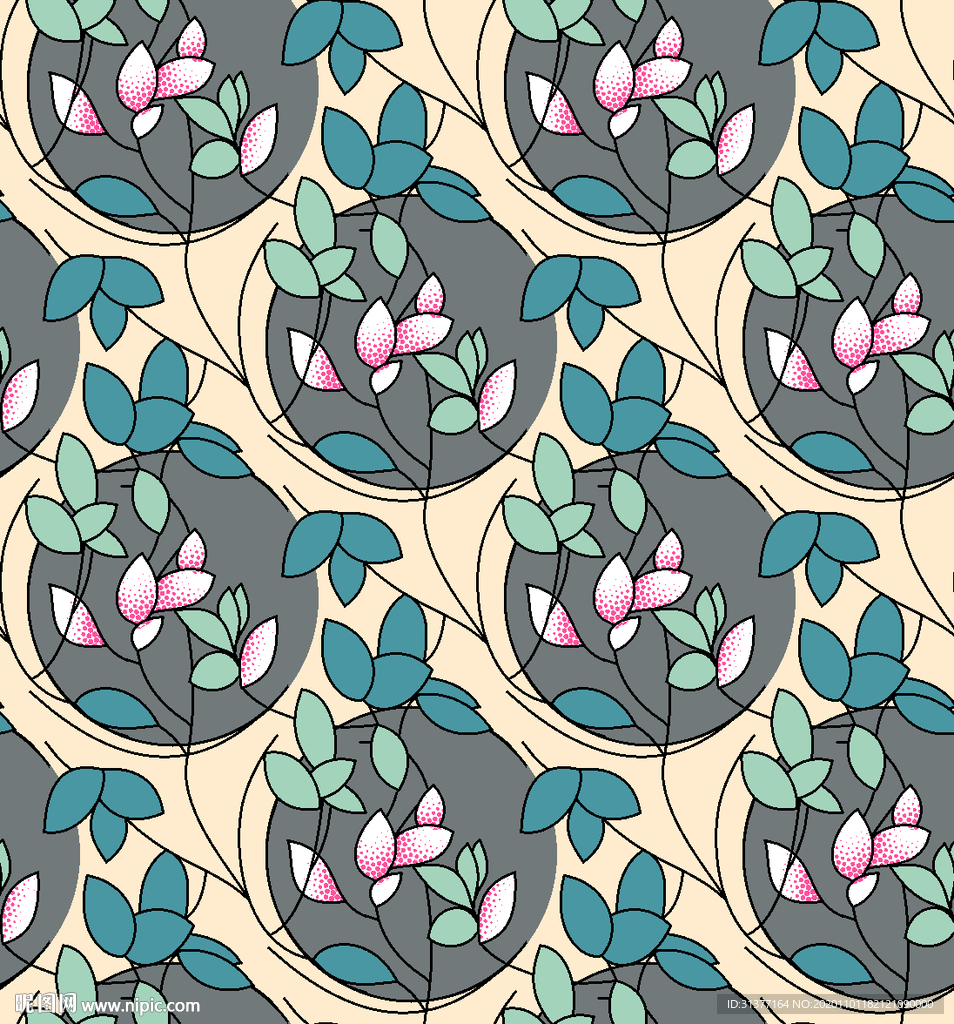 定位波点植物泥点叶子花