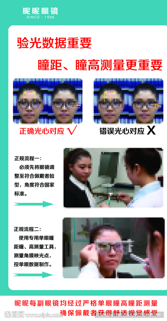 瞳距瞳高测量