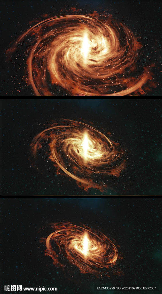 星系动态背景视频