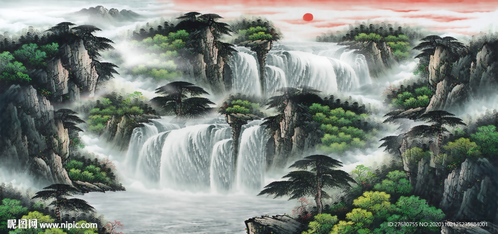 山水国画