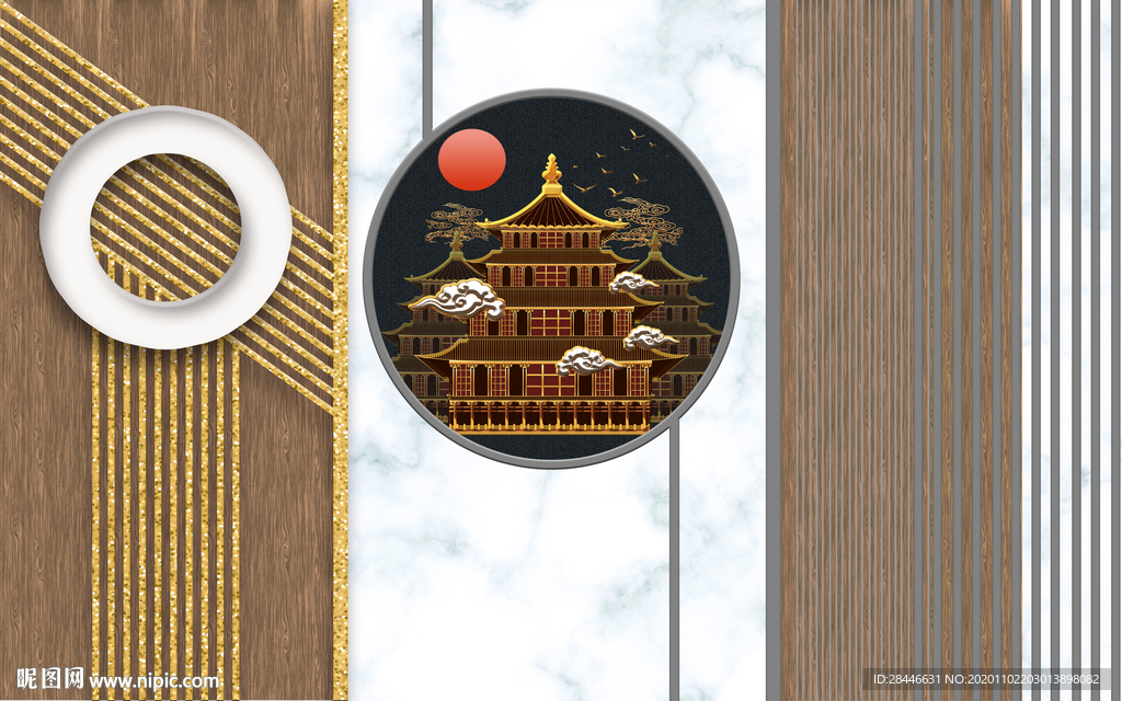 北欧背景墙