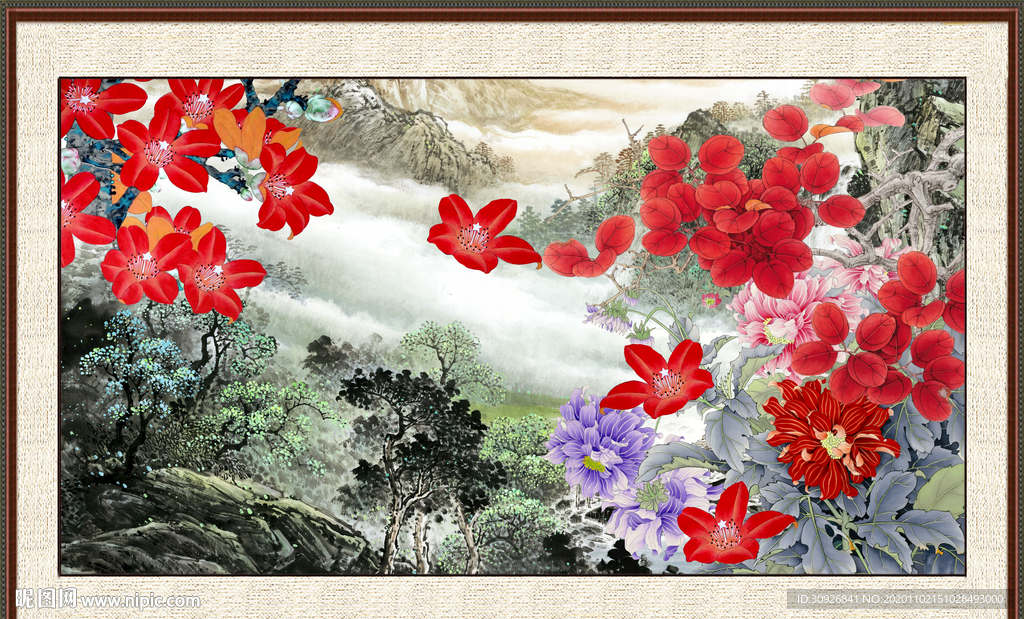 牡丹花开富贵