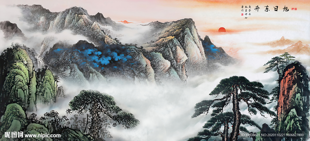 山水画 水墨山水画 意境山水画
