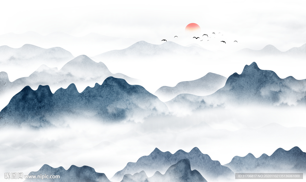 意境山水画