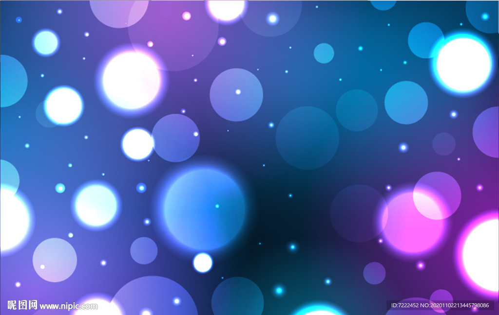 梦幻圆点背景