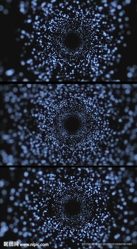 粒子黑洞穿梭视频背景