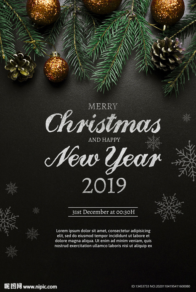 圣诞节 平安夜海报