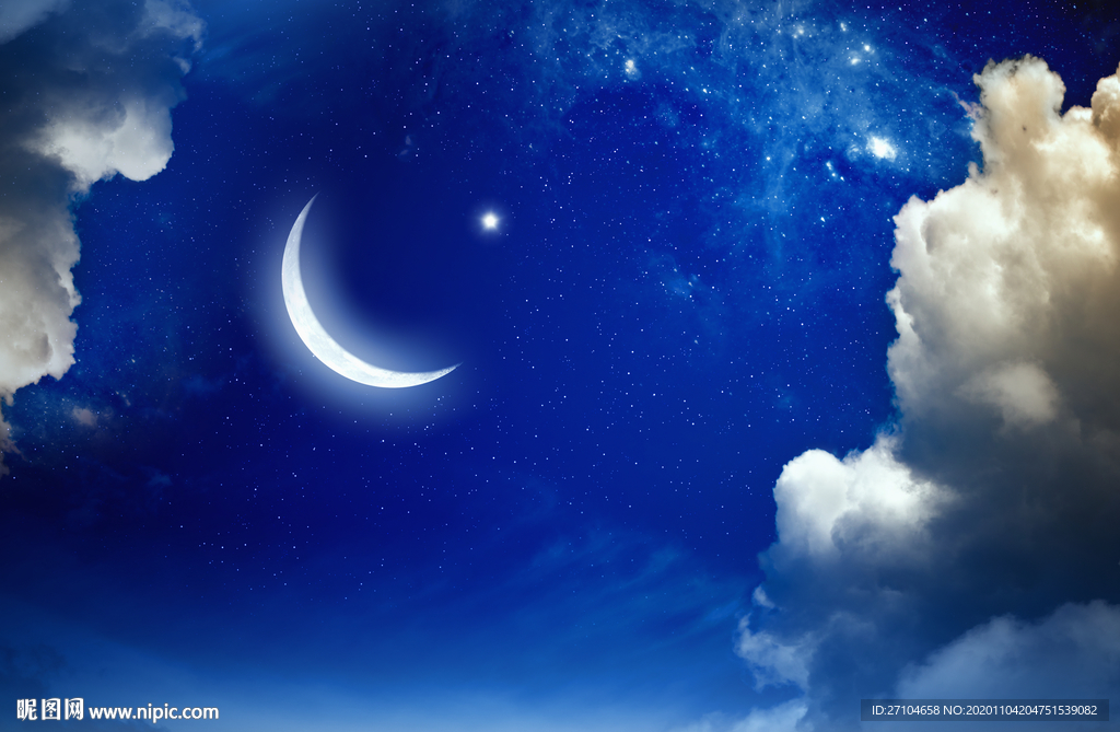 现代简约夜晚星空吊顶图背景墙