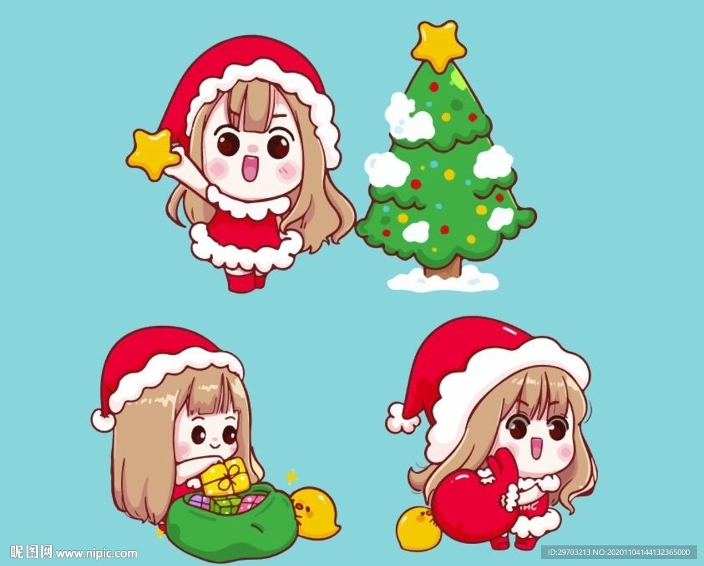 卡通美女