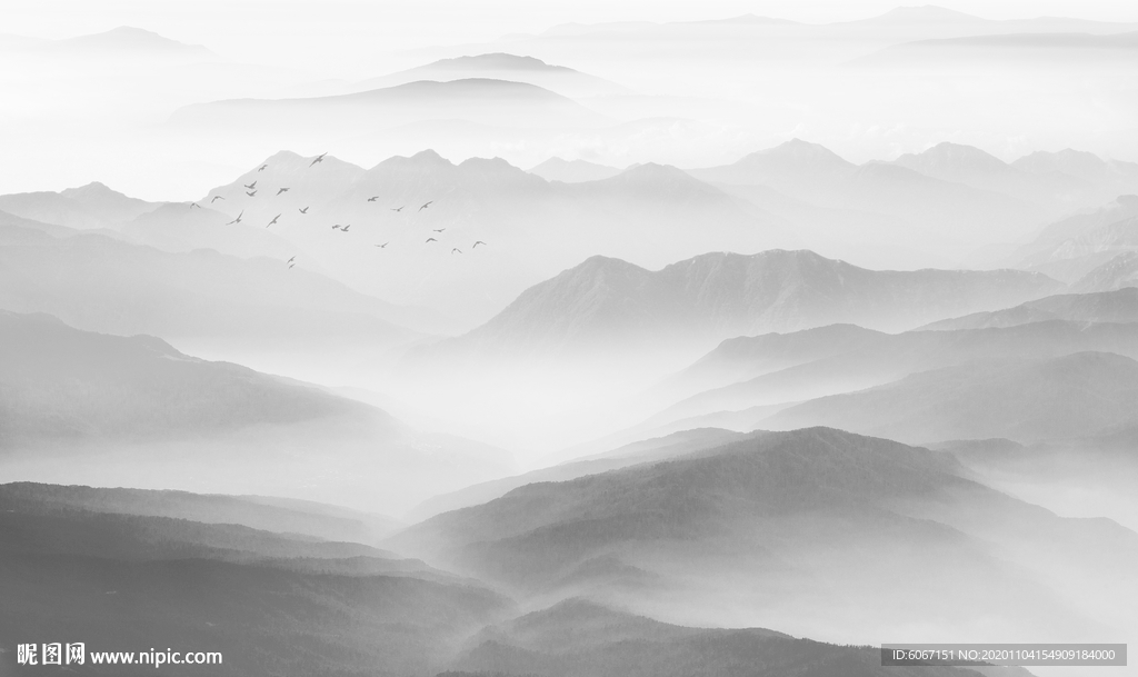 新中式山水画