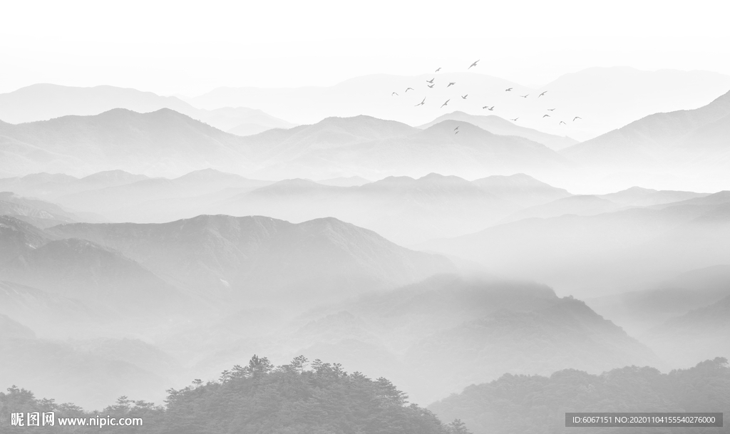 新中式山水画