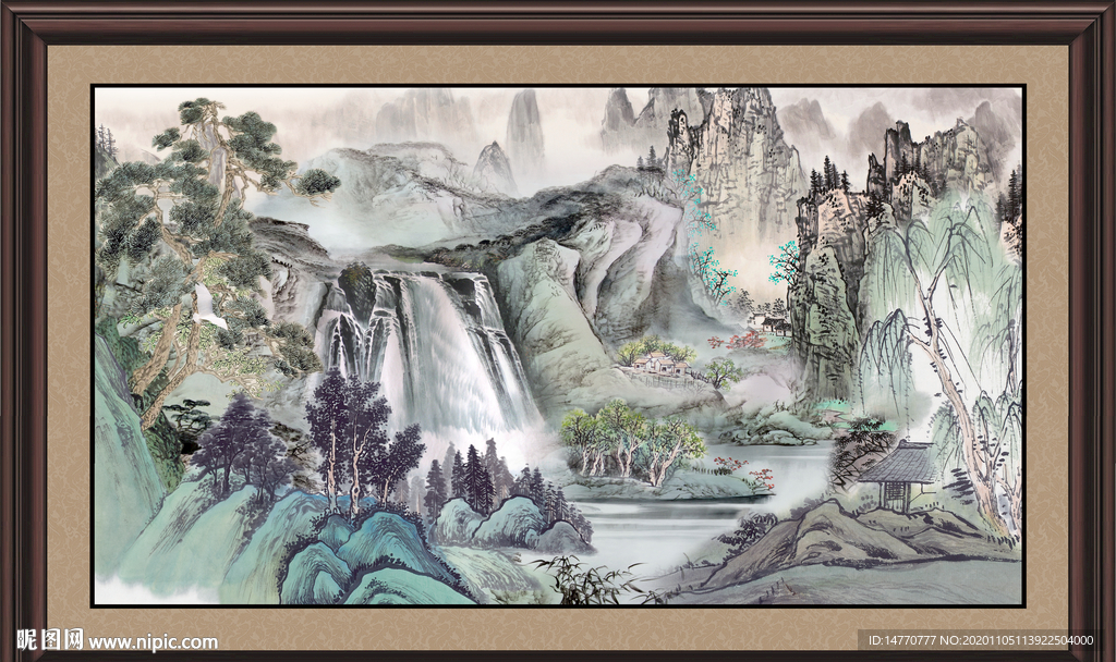 大厅山水画