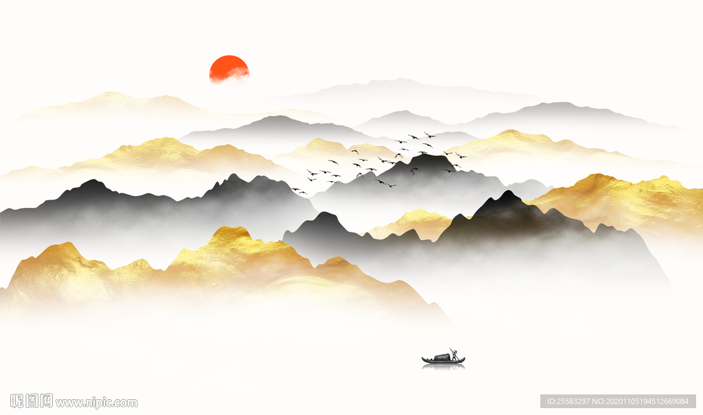 新中式山水