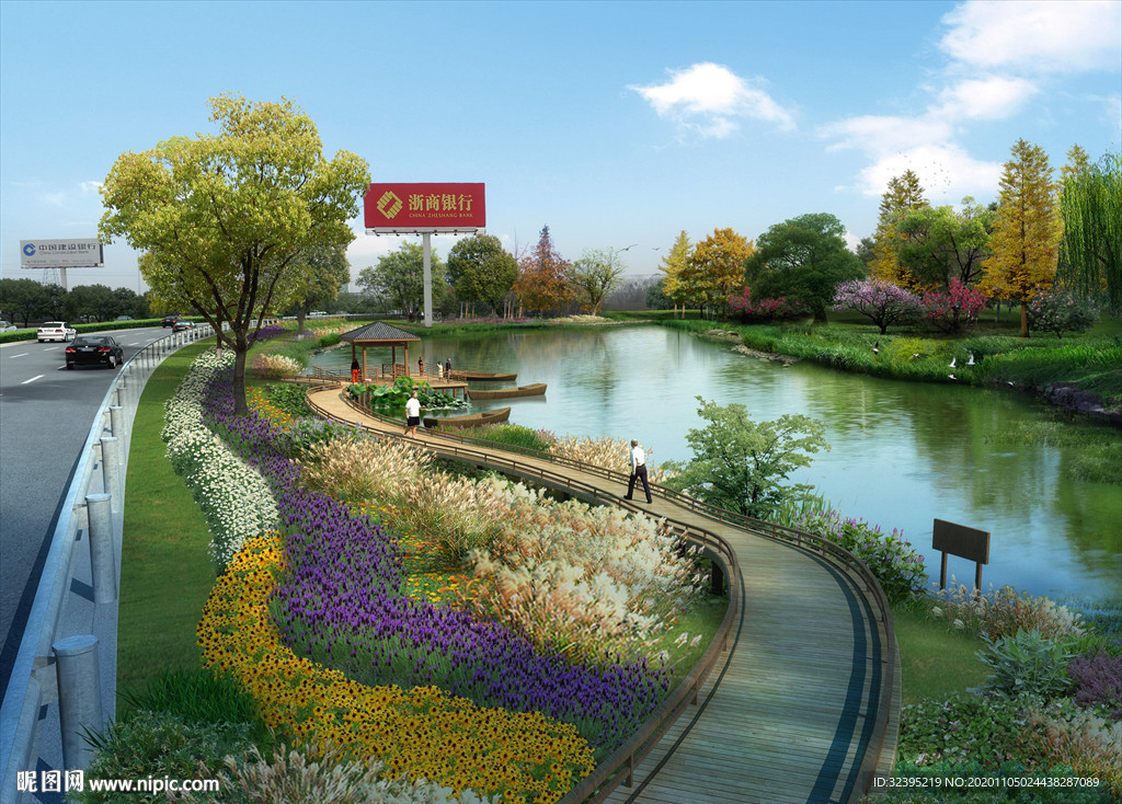 园林景观分层psd