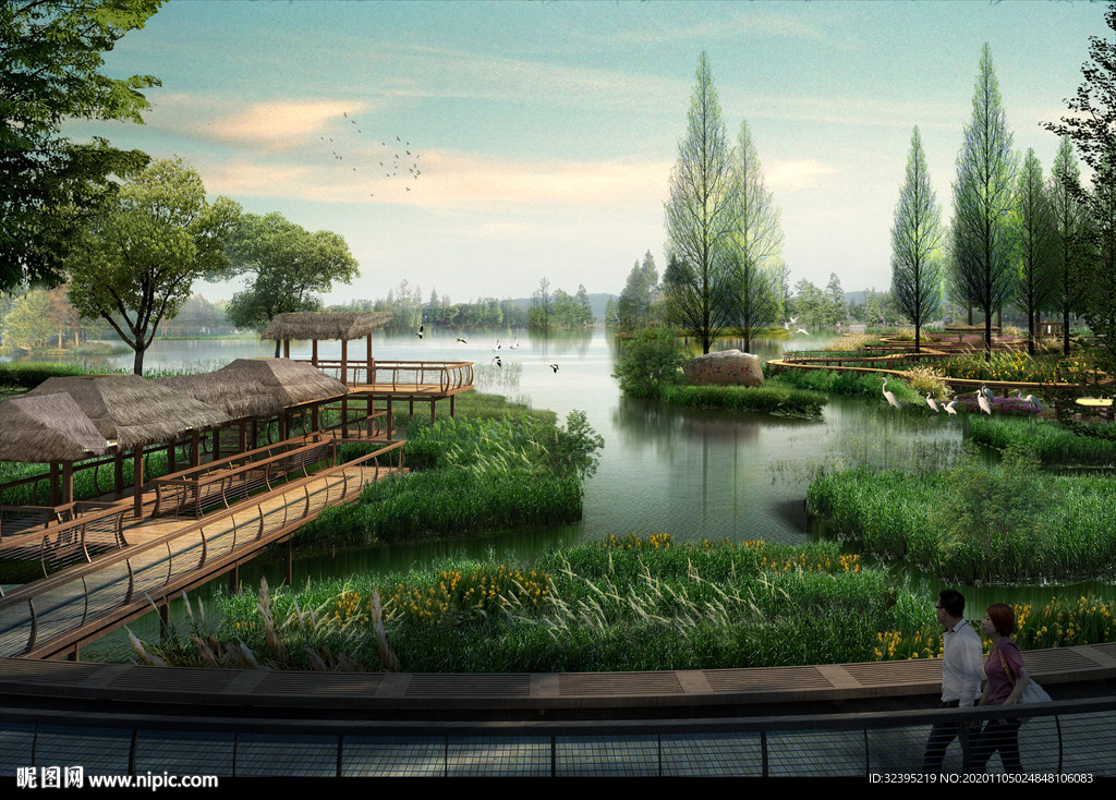 园林景观分层psd