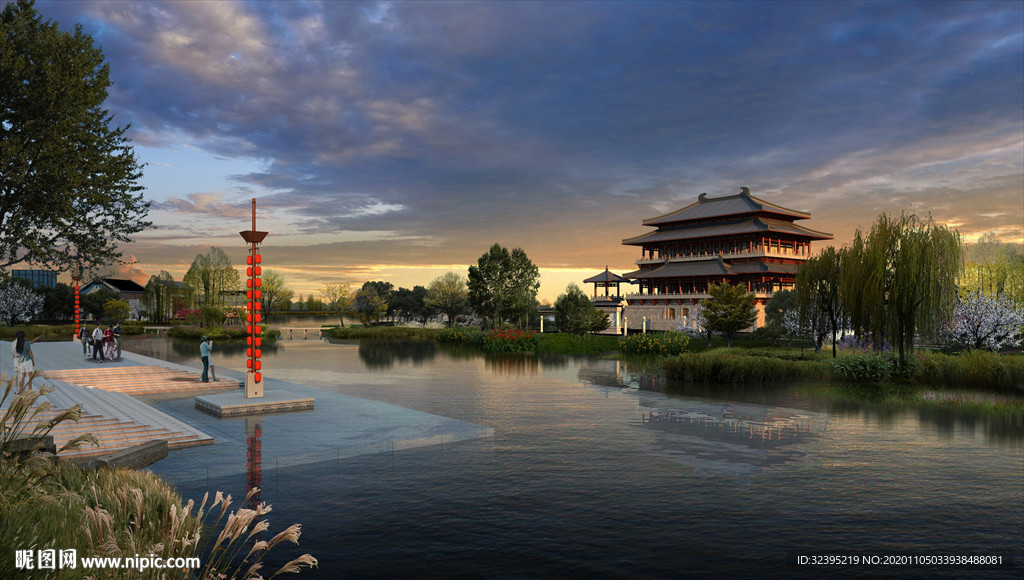 园林景观分层psd