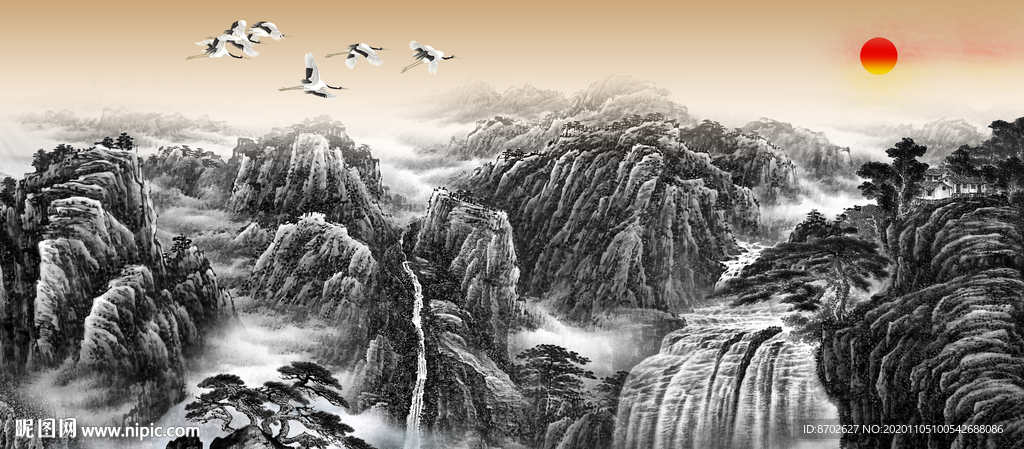 水墨山水