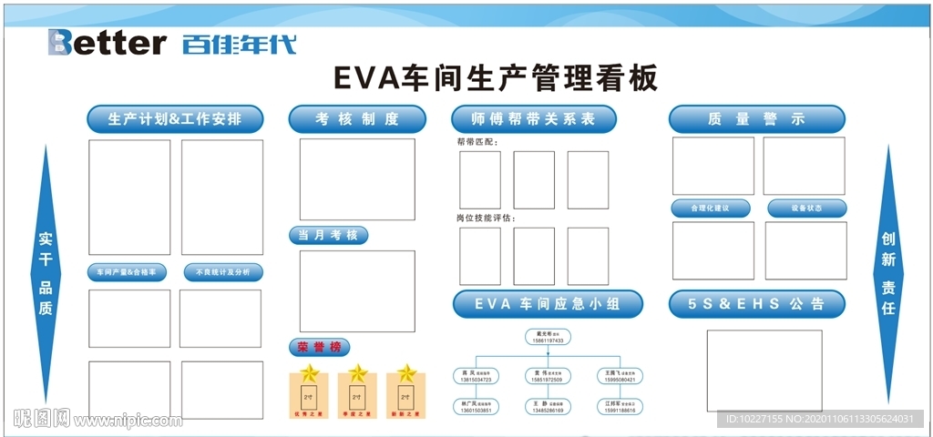 百佳年代车间管理看板