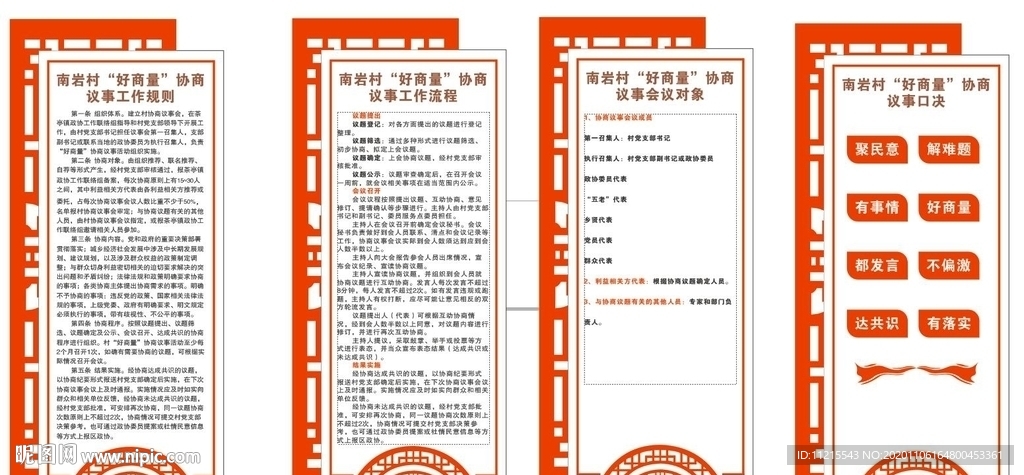 好商量  协商 议事工作规则