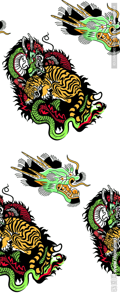 手绘龙