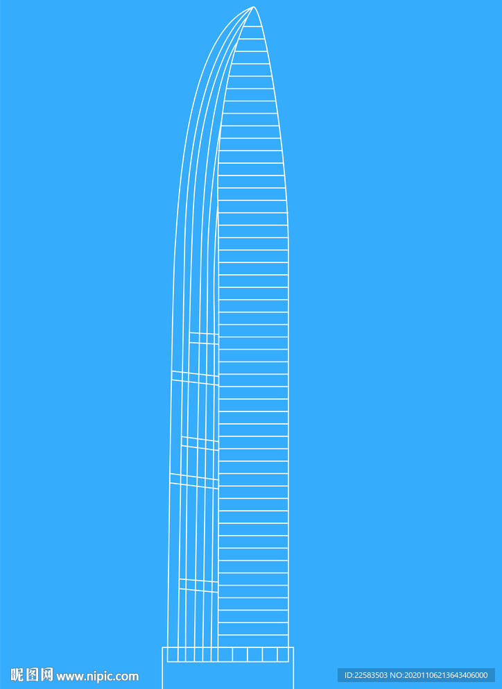 京基100大厦结构设计图片