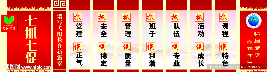 七抓七促