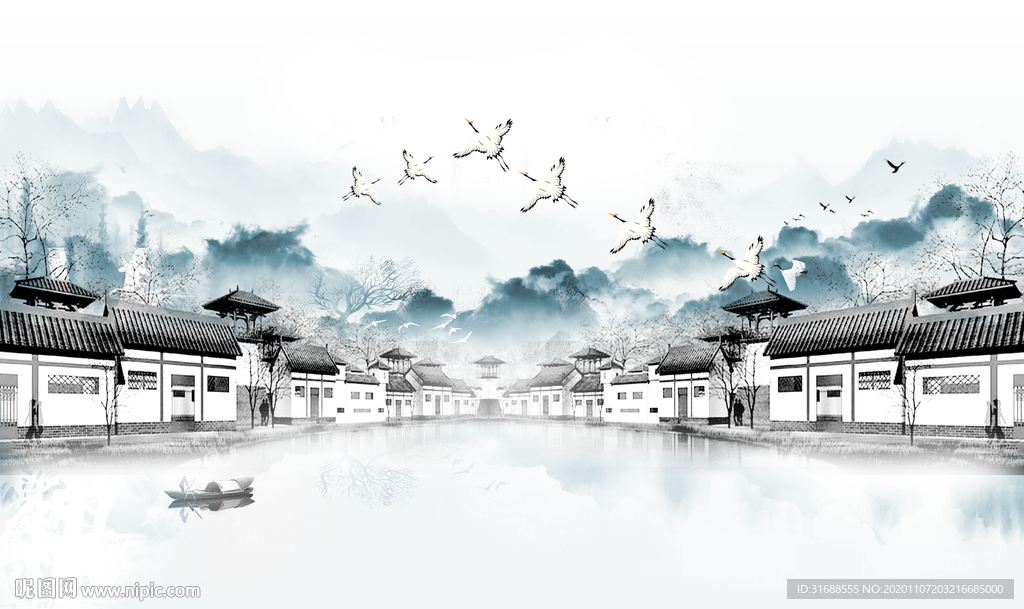 水墨山水