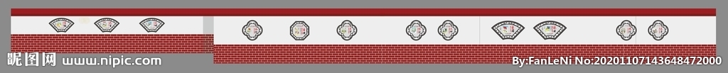中国风围墙