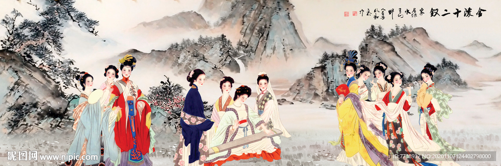 古代仕女图