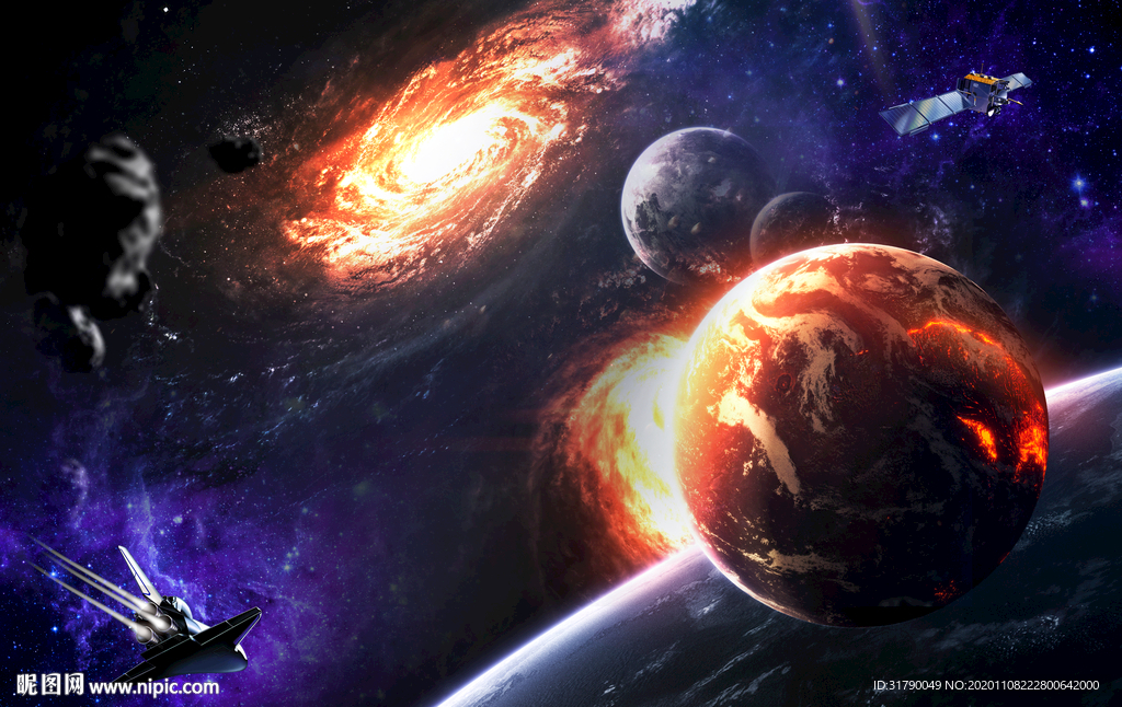 宇宙星空背景墙