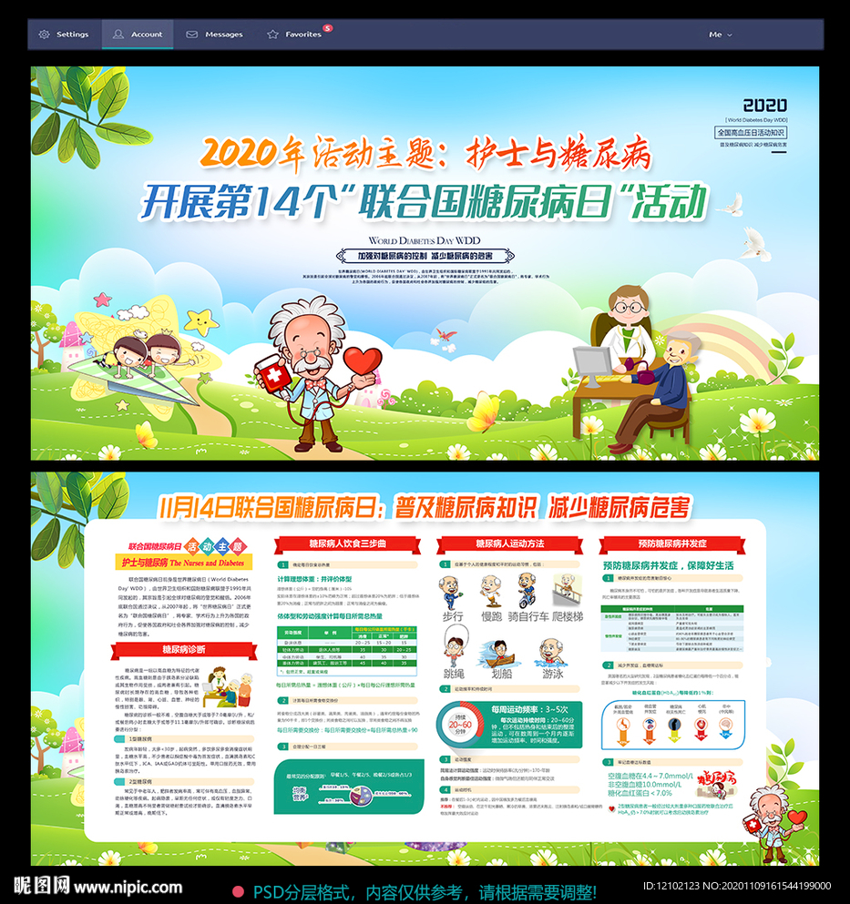 糖尿病展板糖尿病