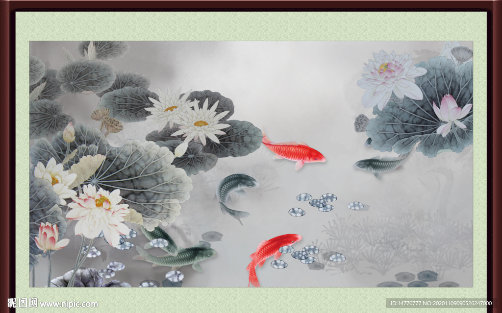 荷花图