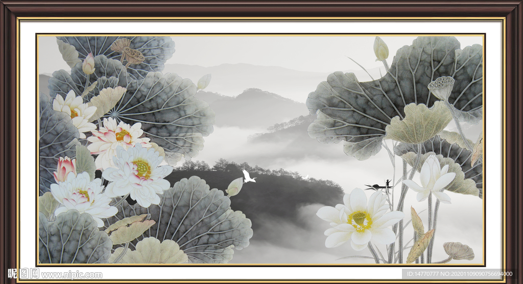 荷花图