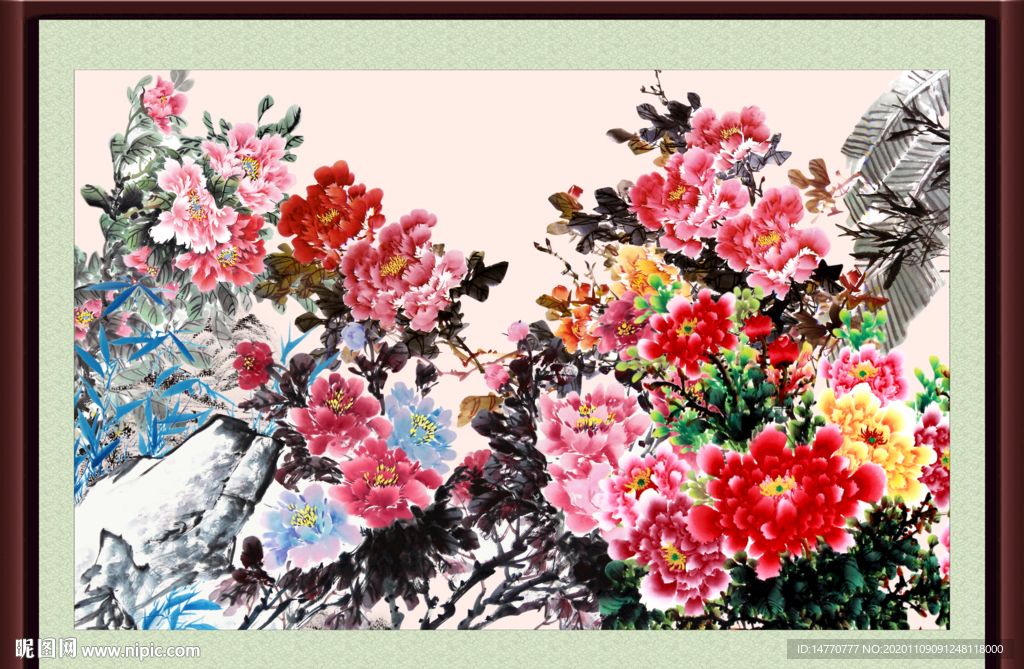 国画牡丹