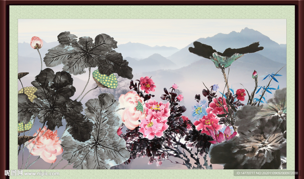 荷花图