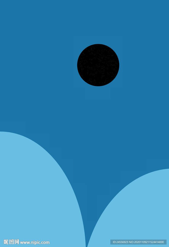 北欧色块抽象画