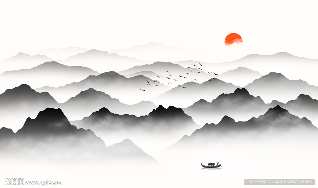 水墨山水